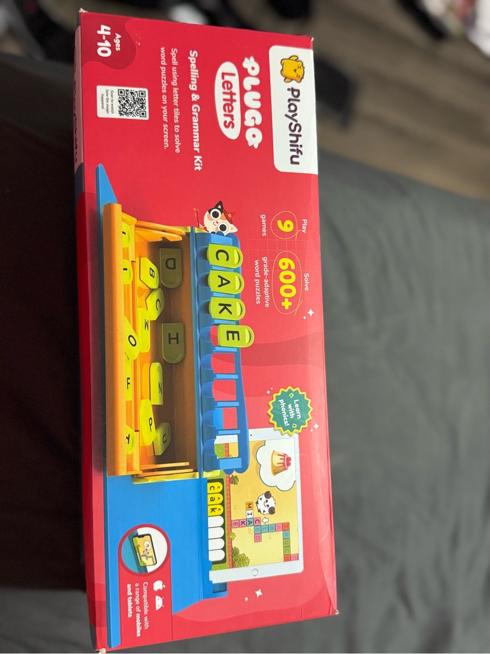 Plugo Letters Spelling & Grammar Kit - Red/Blue
